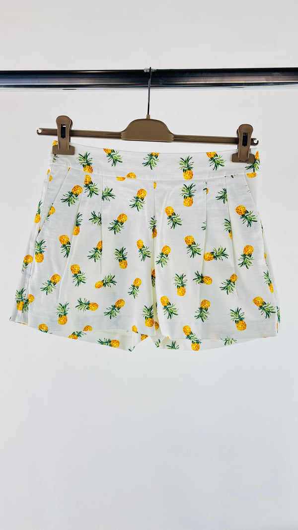 Shorts con stampa ananas