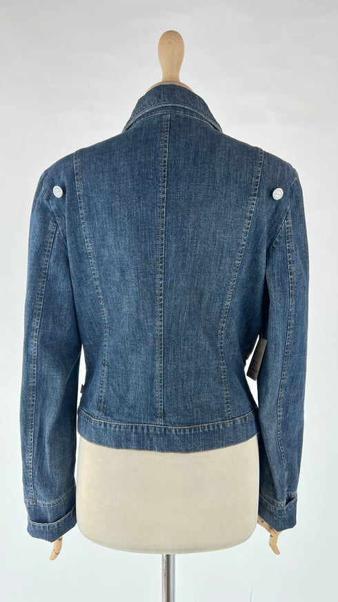 Giacca vintage denim ricamato