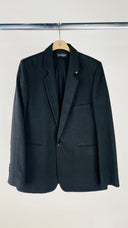Blazer monopetto nero ANN DEMEULEMEESTER