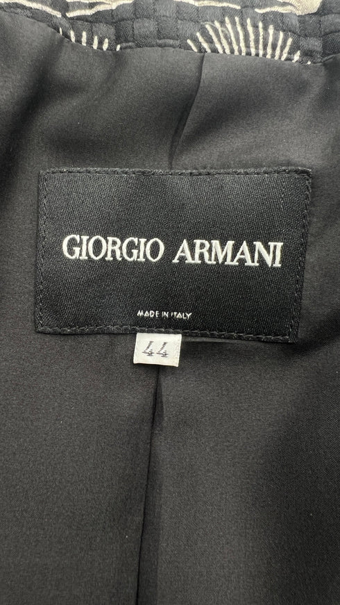 Giacca lana-seta nera