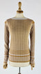 Maglia in coste a righe