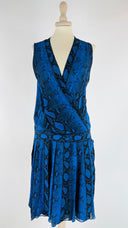 Abito midi animalier seta Proenza Schouler