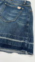 Shorts con orlo grezzo
