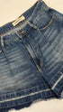 Shorts con orlo grezzo