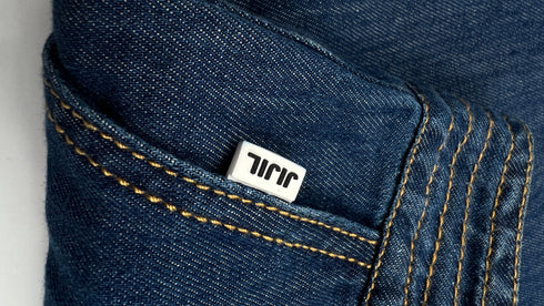 Shorts in denim con pences