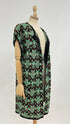 Gilet over jacquard