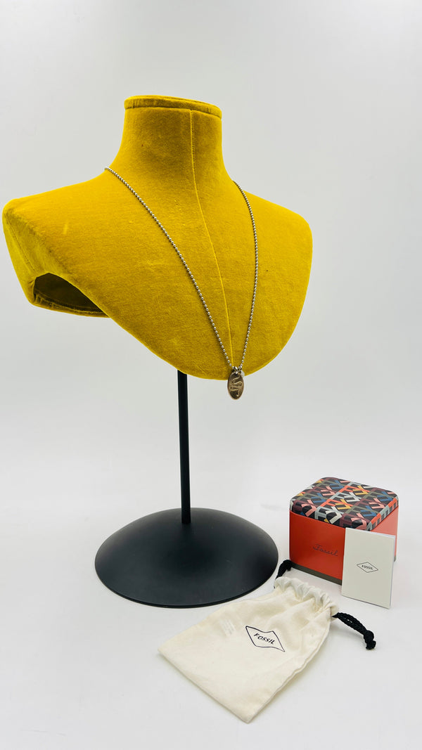 Collana con ciondolo serpente