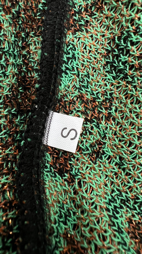Gilet over jacquard