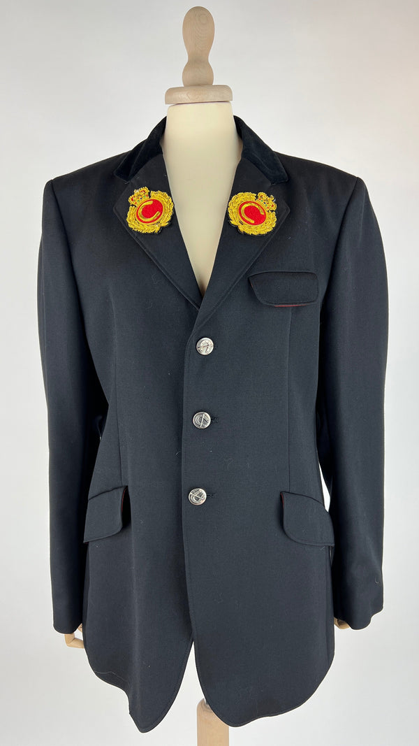 Blazer in lana ricamato