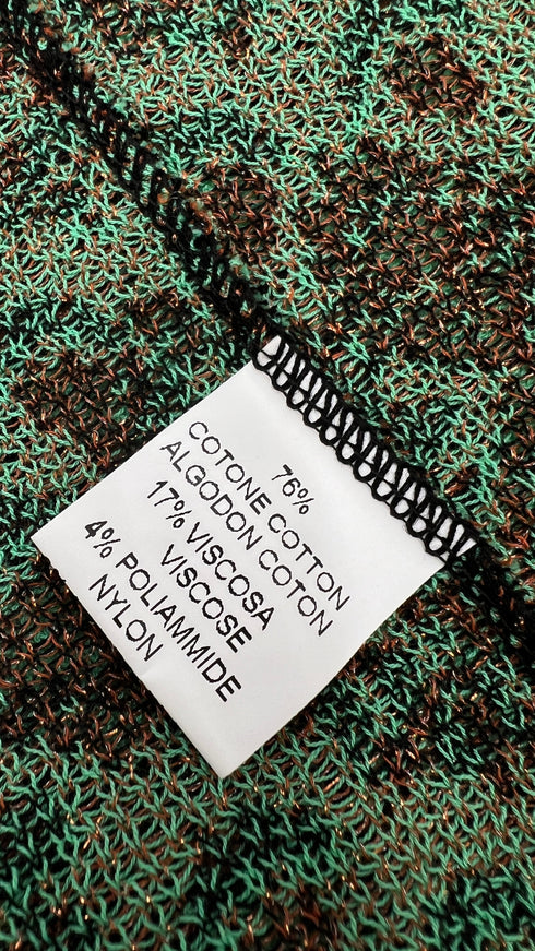 Gilet over jacquard