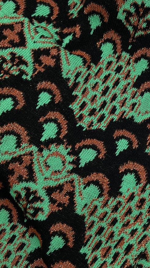 Gilet over jacquard