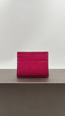 Portacarte fucsia metallizzato FENDI