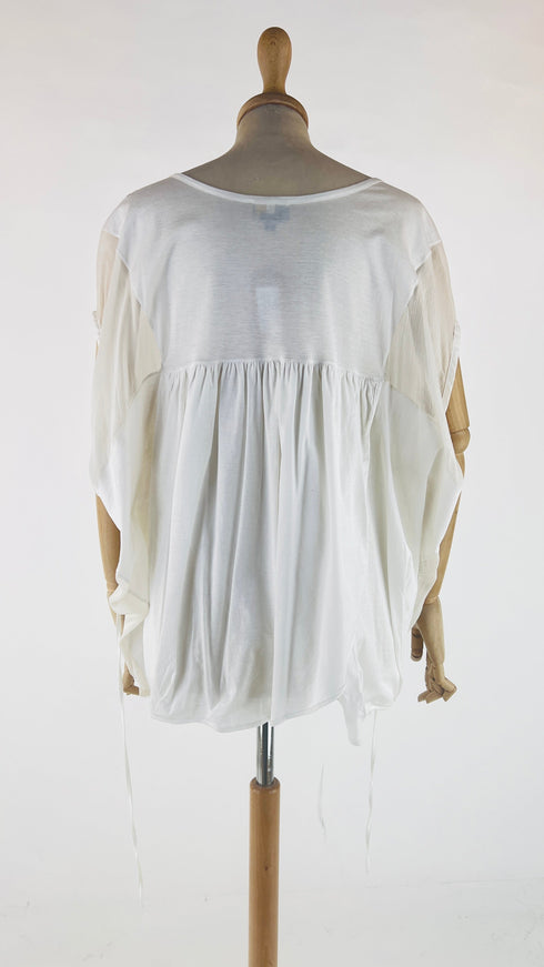 Blusa a scollo ampio