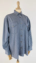 Camicia vichy blu vintage