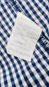 Camicia vichy blu vintage