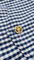 Camicia vichy blu vintage