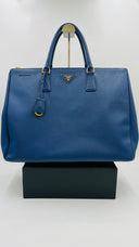 Borsa “Galleria” blu PRADA