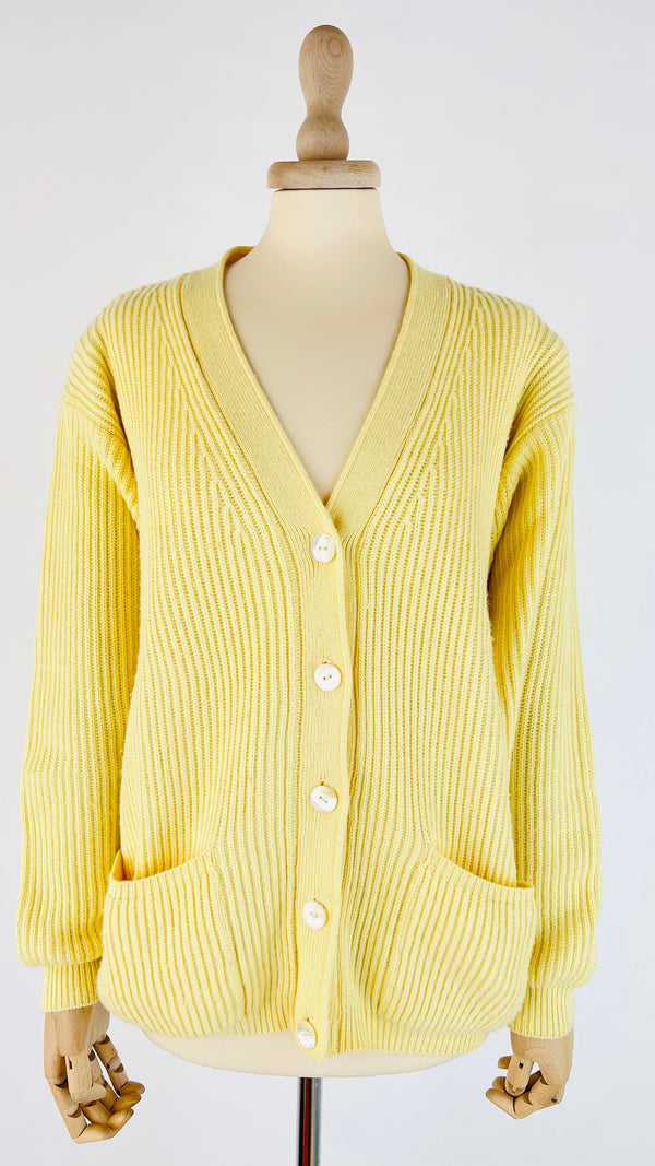 Cardigan a coste vintage