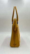 Borsa in pelle color senape PRADA