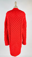 Cardigan con paillettes oversized .TESSA