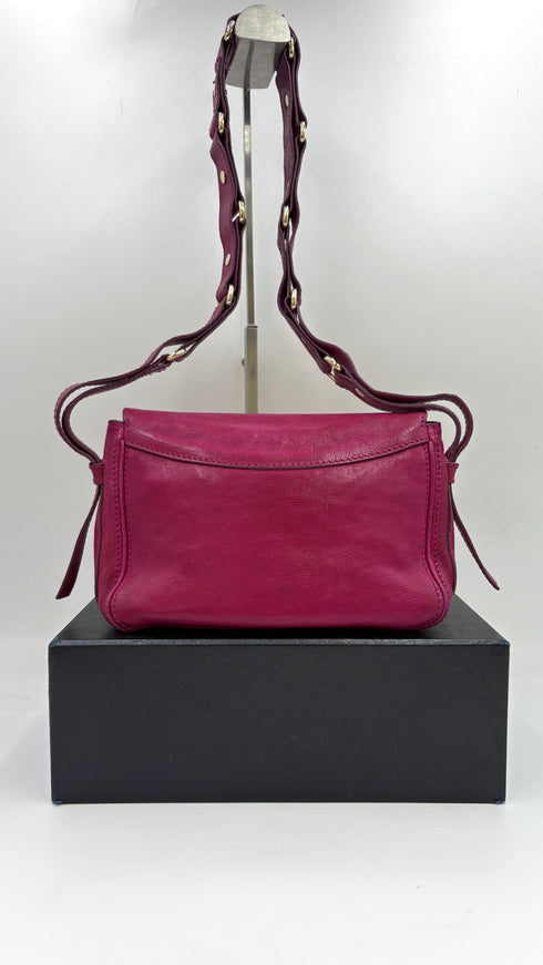 Borsa a spalla magenta