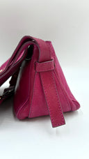 Borsa a spalla magenta Celine