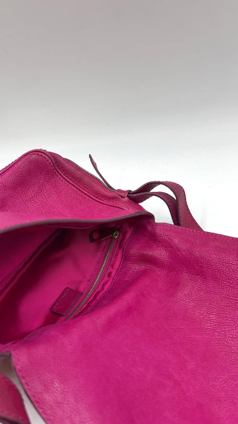 Borsa a spalla magenta