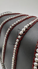 Borsa in pelle ricamata Les Petit JOueurs