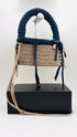 Borsa in maglia-bicolor