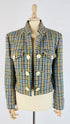 Blazer pied de poule vintage