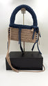 Borsa in maglia-bicolor