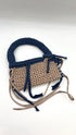 Borsa in maglia-bicolor