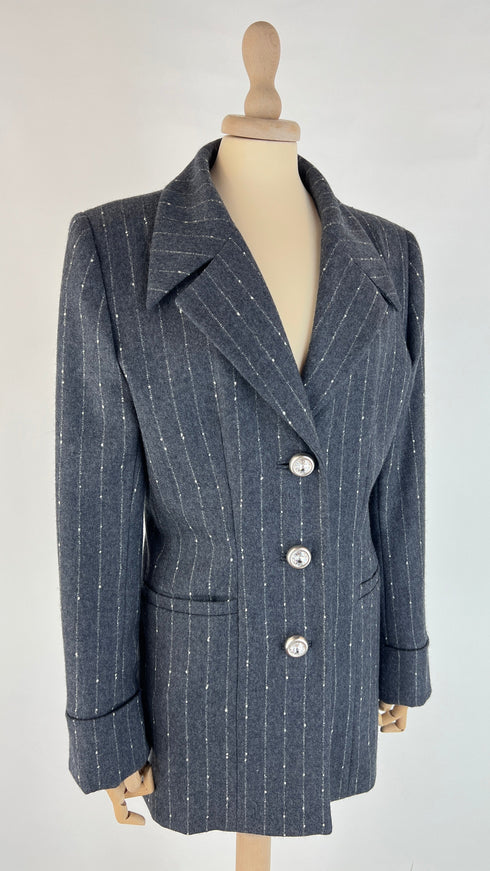 Blazer bottoni cristallo vintage