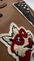 Borsa a bauletto patches