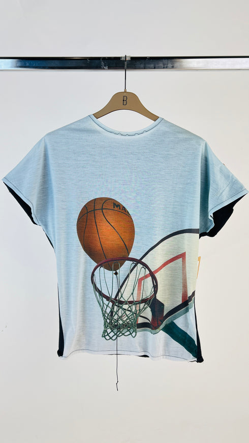 T-shirt stampa basketball