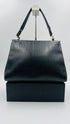Borsa a spalla con hardware oro