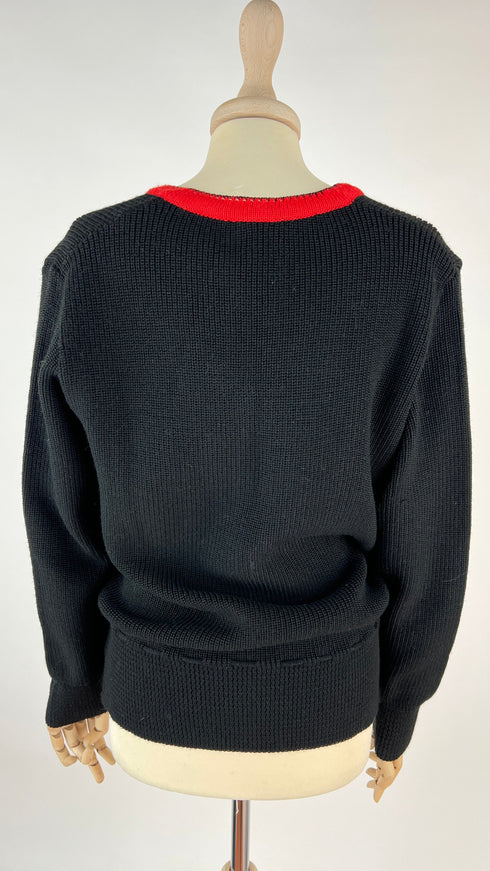 Cardigan a fiori ricamati