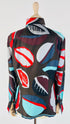 Camicia seta foglie