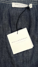 Gilet denim con cartellino Philosophy di Lorenzo Serafini