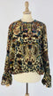Blusa paisley velluto