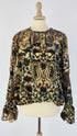 Blusa paisley velluto