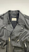 Biker di pelle nera