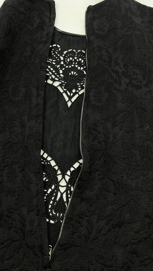 T-shirt tessuto e pizzo