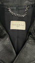 Biker di pelle nera