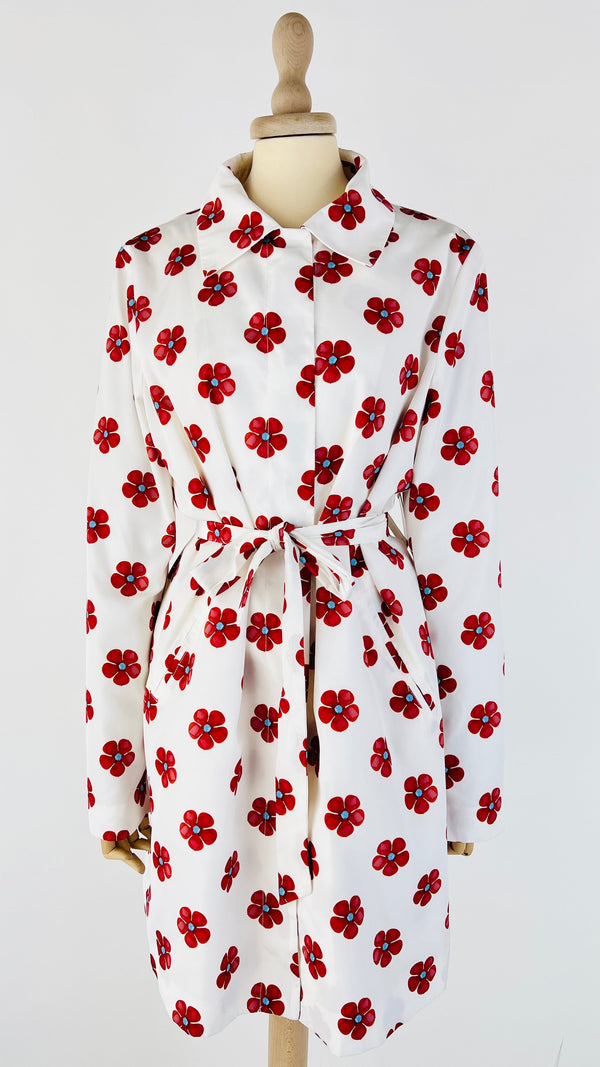 Trench fiori cartellino