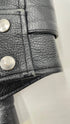 Biker di pelle nera