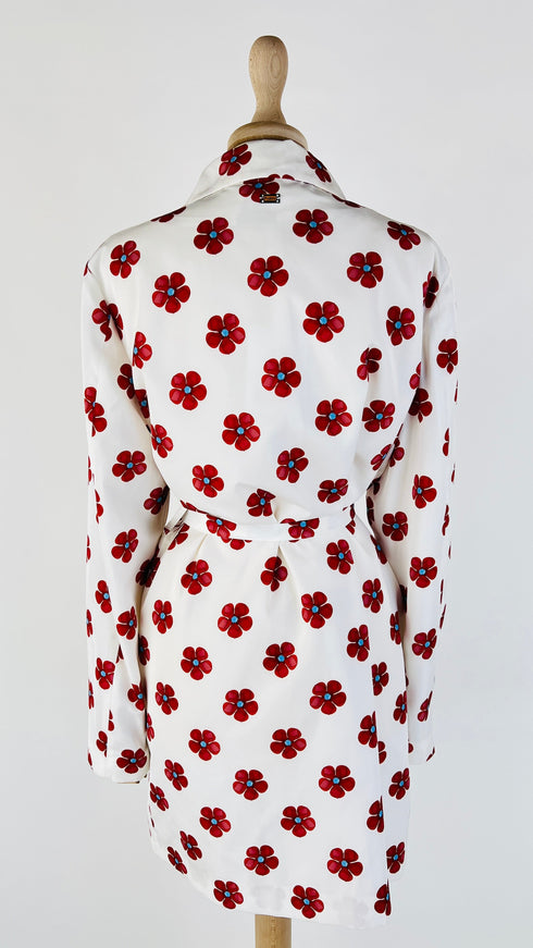 Trench fiori cartellino
