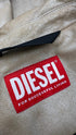 Giacca pelle dorata