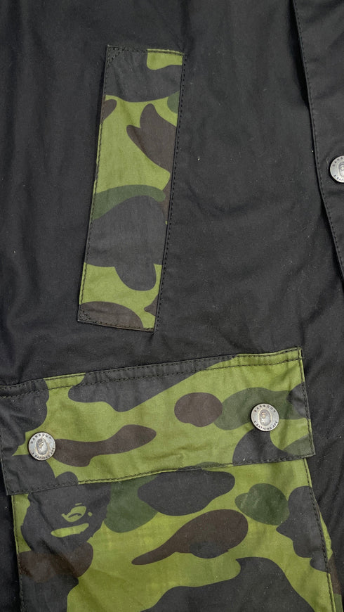 Giacca inserti camouflage