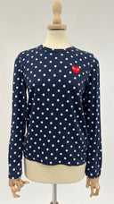 Longsleeve patch cuore COMME des GARCONS